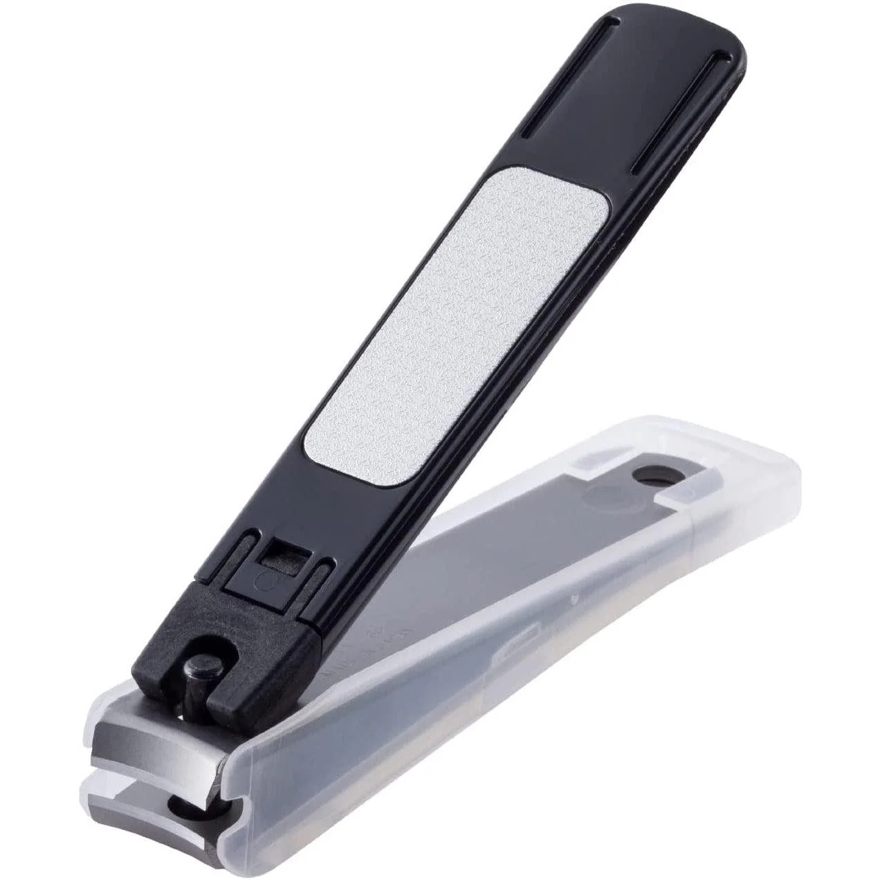 KAI Nail Clipper Type 001 Black Nail Cutter With Catcher KE0101 - Image 3