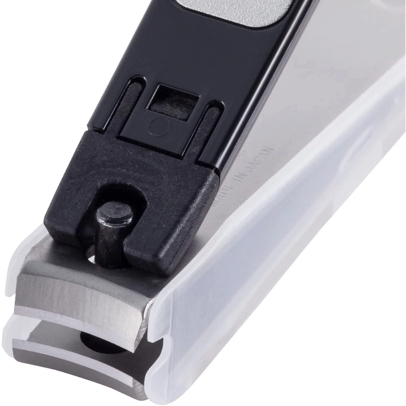 KAI Nail Clipper Type 001 Black Nail Cutter With Catcher KE0101 - Image 4