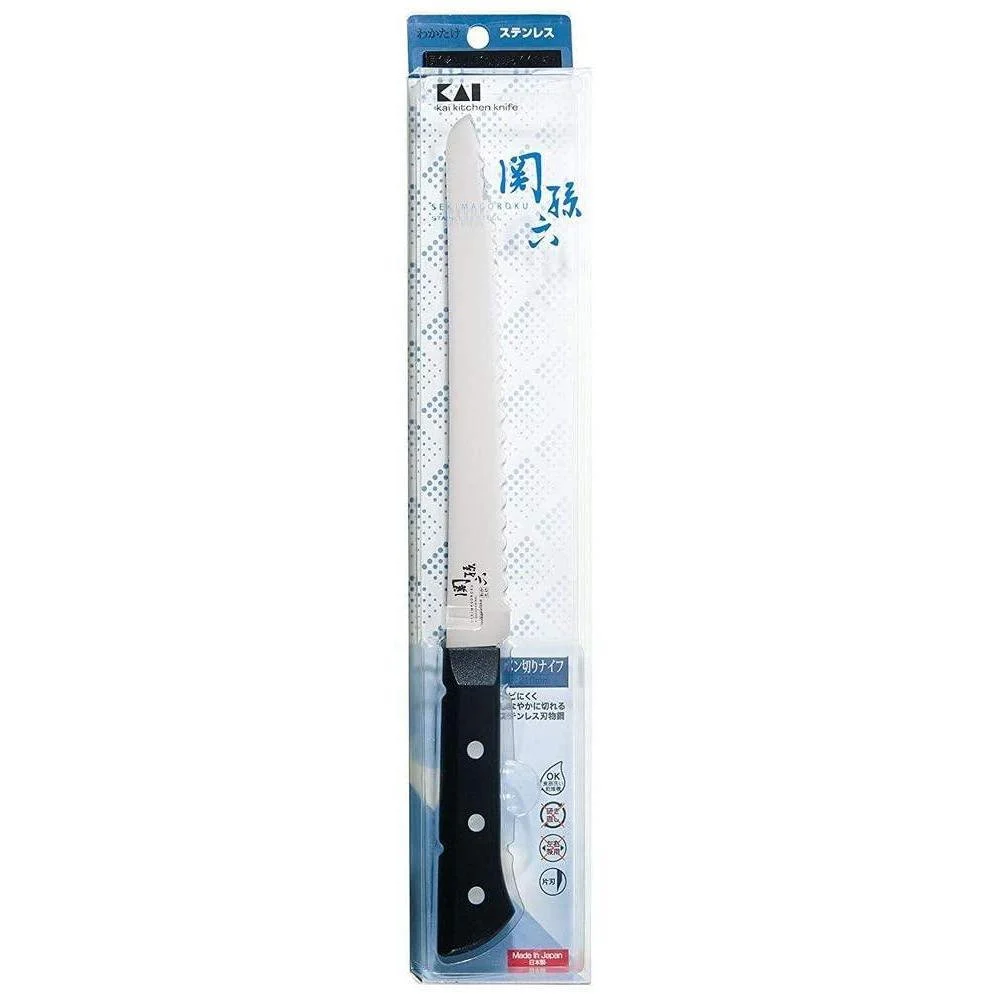 KAI Seki Magoroku Wakatake Bread Knife 210mm AB5425 - Image 2