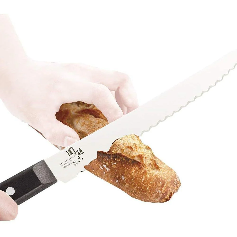 KAI Seki Magoroku Wakatake Bread Knife 210mm AB5425 - Image 5