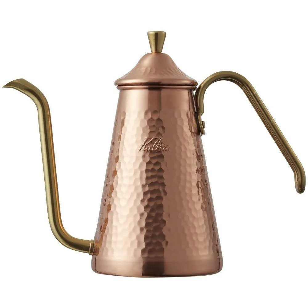 Kalita Copper Gooseneck Kettle Slim Hand Drip Coffee Pot 700ml - Image 6
