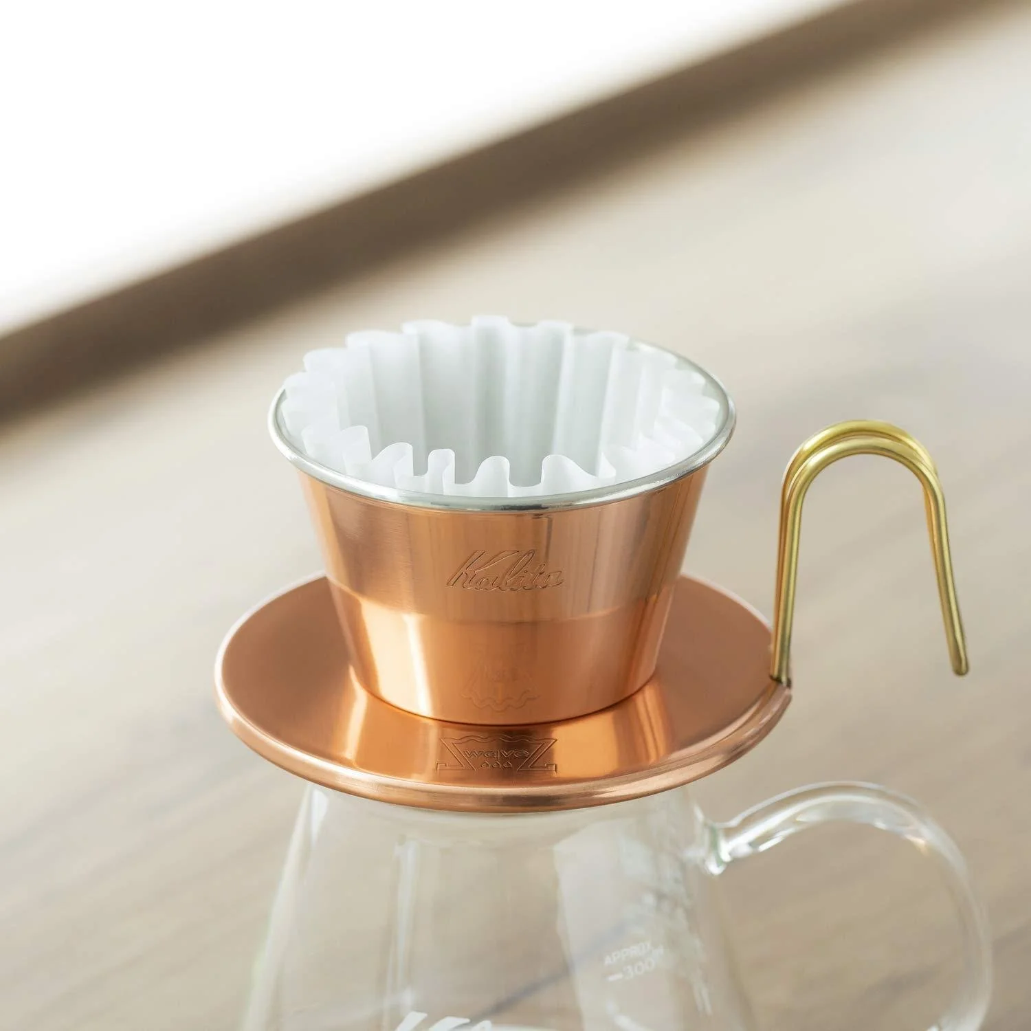 Kalita Wave 185 Coffee Filter Paper KWF-185 50 ct. - Image 3