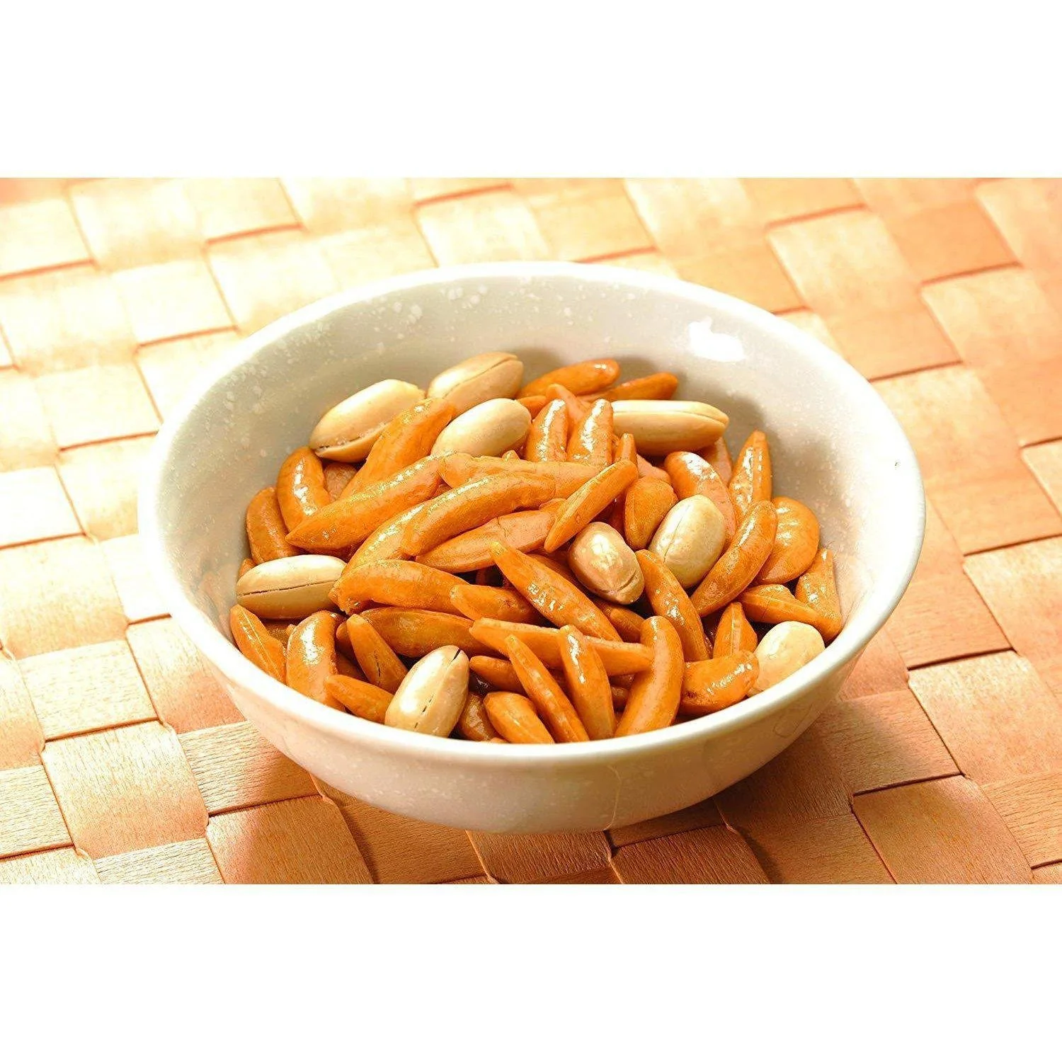 Kakinotane Snack Rice Crackers with Peanuts (Pack of 3) - Image 2