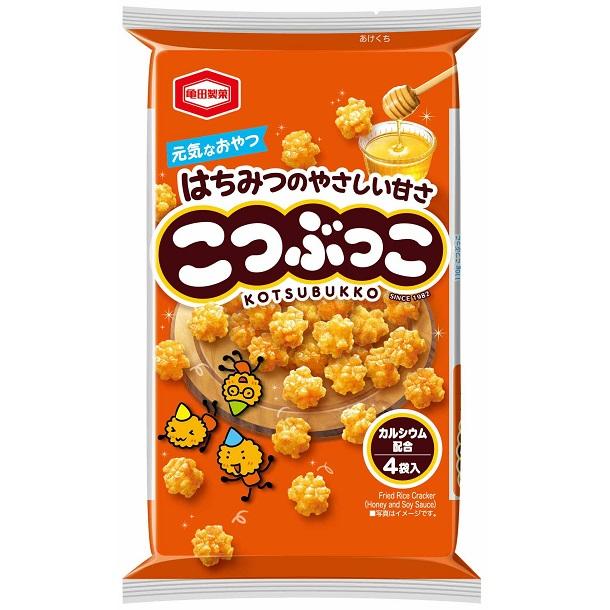 Kotsubukko Sweet Honey Fried Rice Crackers 100g (Pack of 3) - Image 5