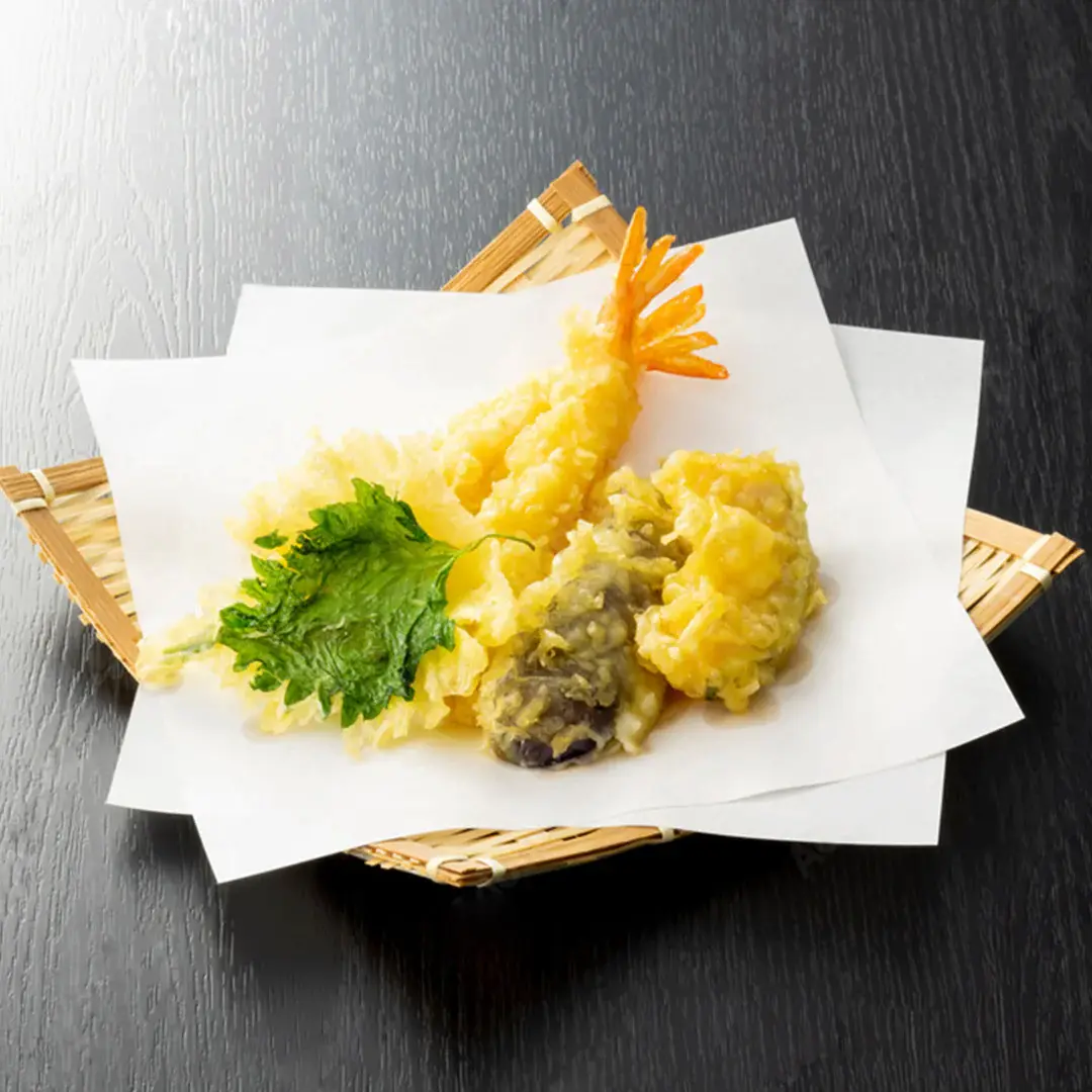 Kamiiso Fall Leaves Tempura Paper Japanese Greaseproof Paper 100 Sheets - Image 3