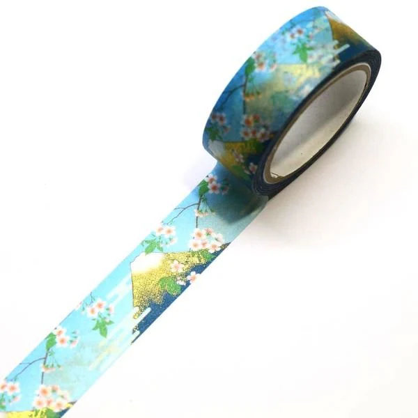 Kamiiso Kimono Washi Tape Mount Fuji Pattern Masking Tape - Image 2
