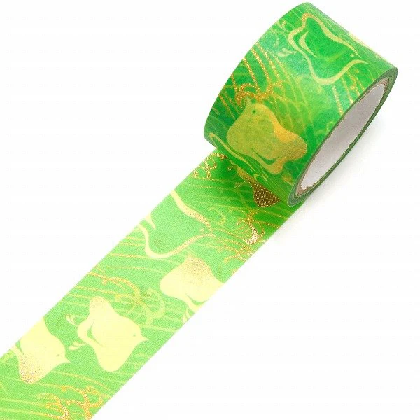 Kamiiso Kimono Washi Tape Zen Wave Chidori Pattern Masking Tape - Image 4