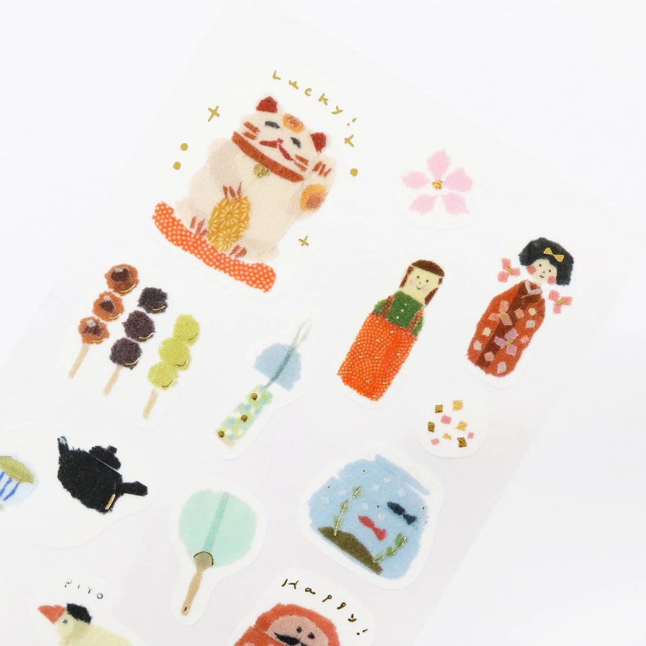 Kamiiso Scrapbook Stickers Japanese Daily Life Themed Washi Stickers - Image 3