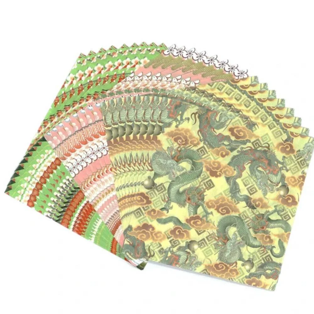 Kamiiso Washi Lucky Dragon Pattern Chiyogami Origami Paper 24 ct. - Image 2