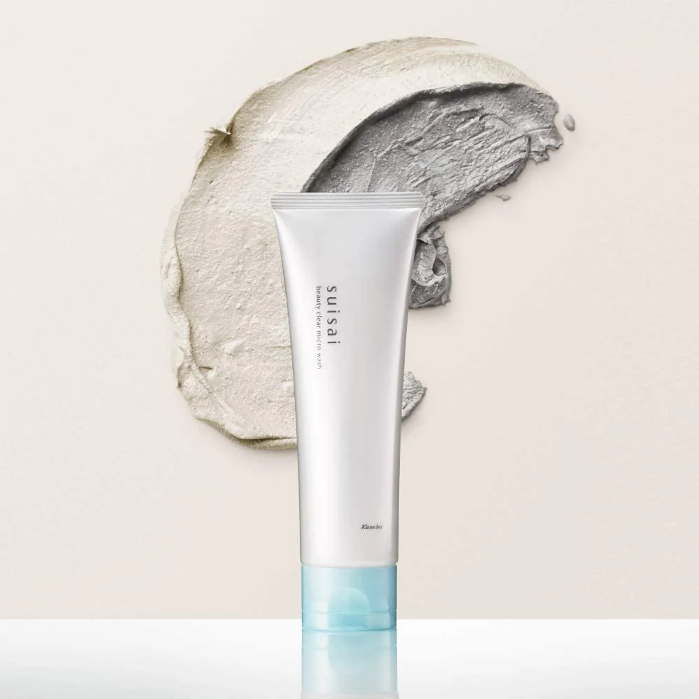 Suisai Beauty Clear Micro Wash Clay Facial Cleanser Pore Care 130g - Image 2