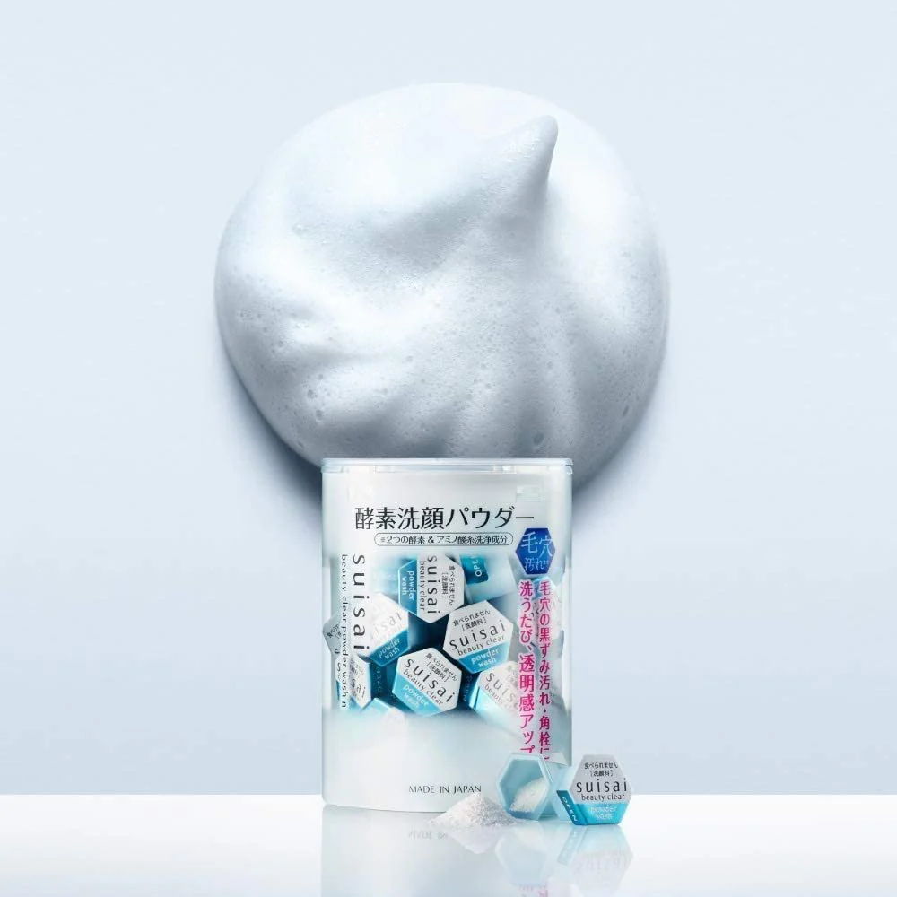 Suisai Beauty Clear Powder Facial Wash 0.4g x 32pcs - Image 4