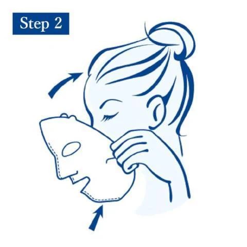 Suisai Deep Moist 3D Face Mask Intense Hydrating Pack 4 Sheets - Image 4