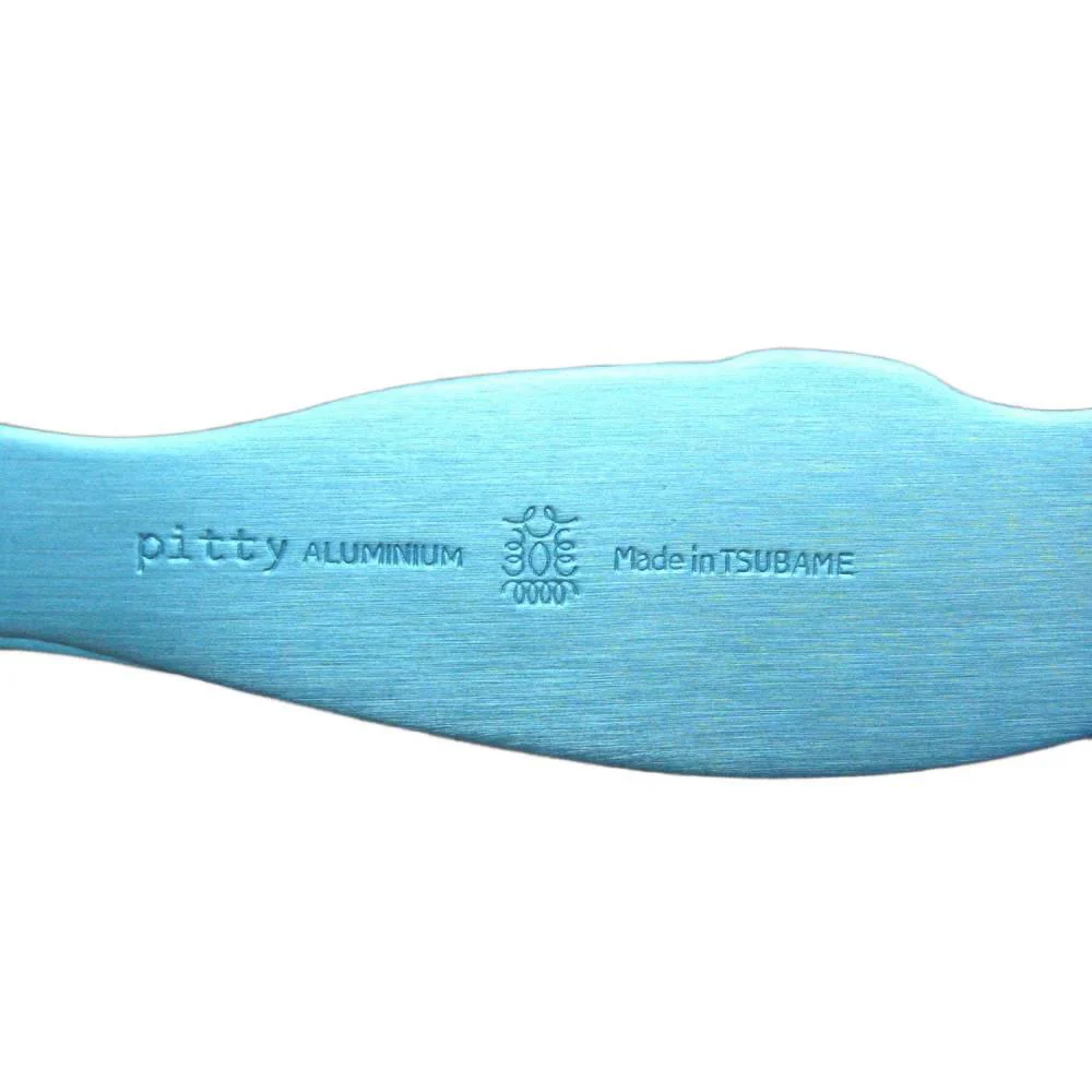 Katariki Cute Aluminum Ice Cream Spoon Whale Marine Blue 11.6cm - Image 3