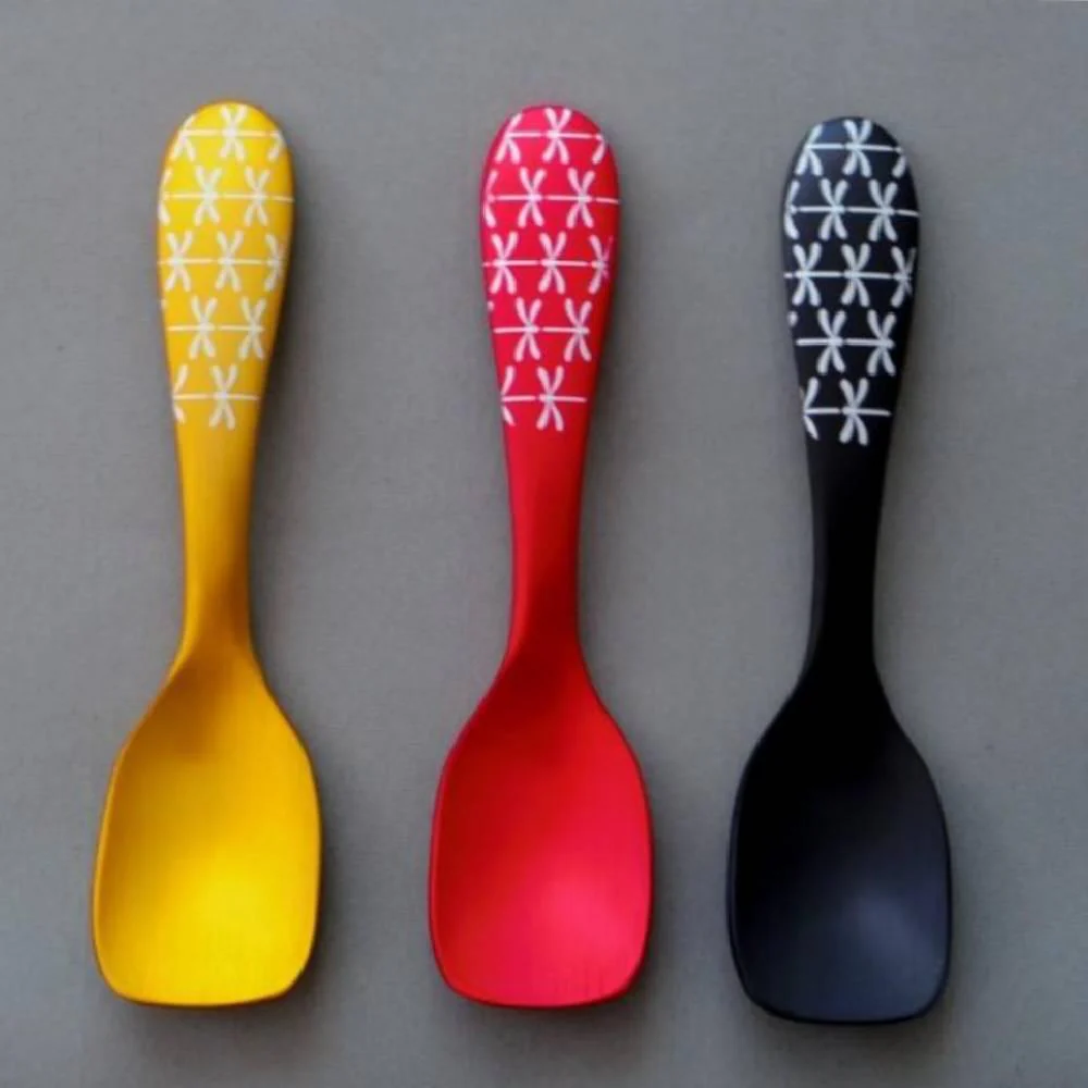 Katariki Premium Aluminum Ice Cream Spoon Dragonfly Design (Set of 3) - Image 2