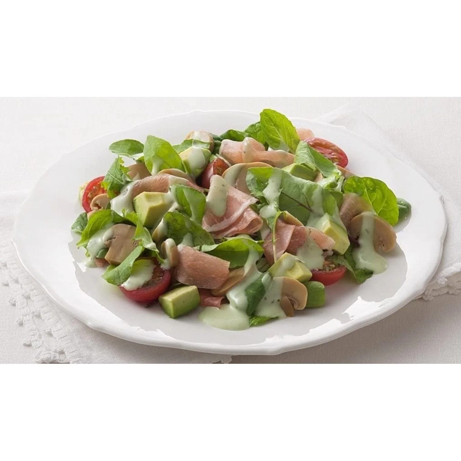 Kewpie Rich Creamy Basil & Cheese Salad Dressing 210ml - Image 2