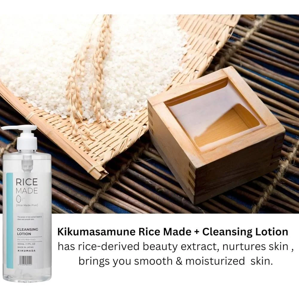 Kikumasamune Rice Made+ Japanese Sake Cleansing Lotion 500ml - Image 4