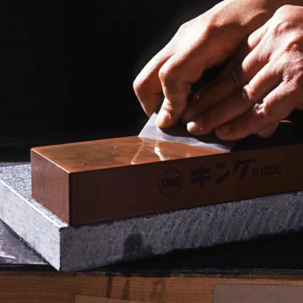 King Deluxe Whetstone Sharpening Stone 1200 Grit - Image 4