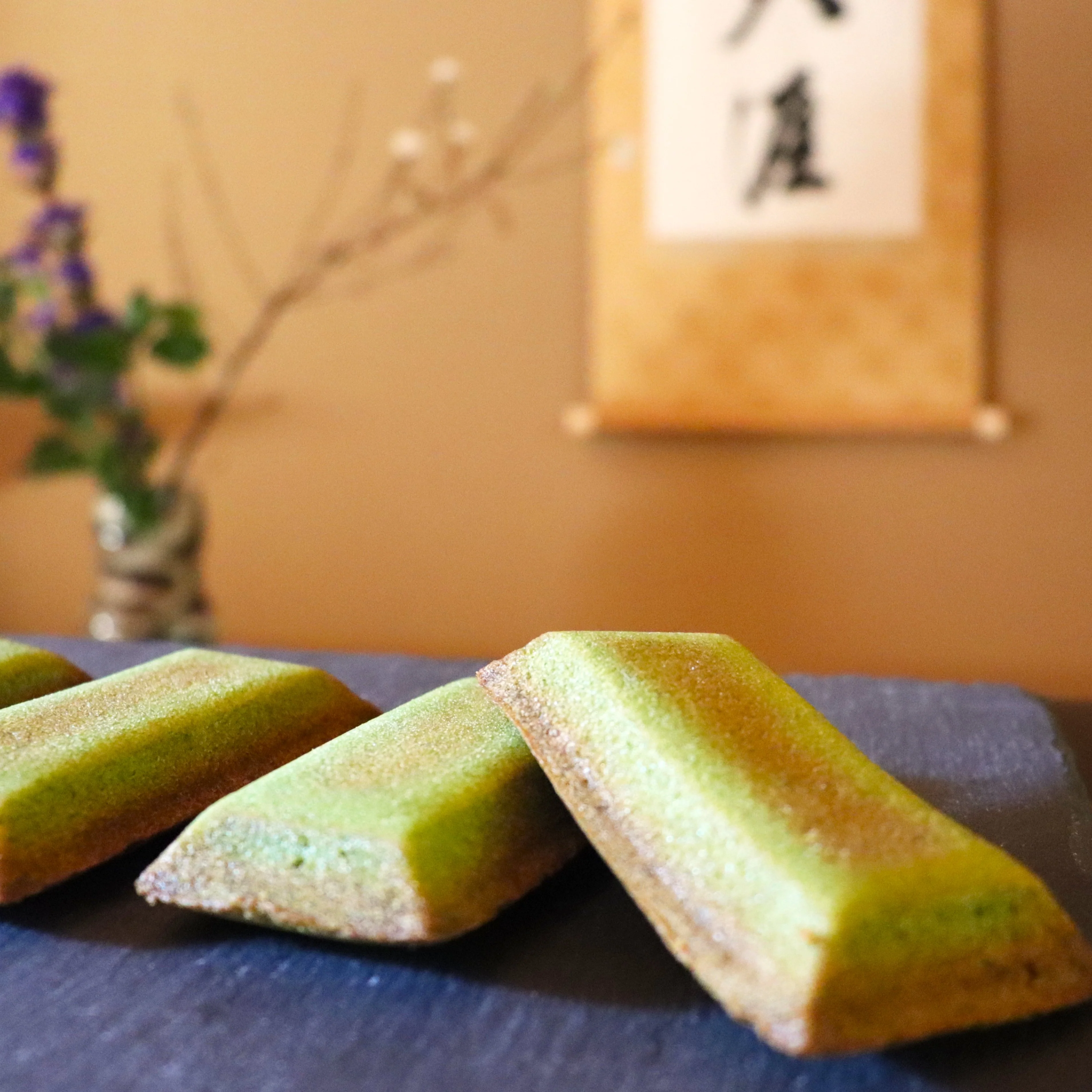 Kinosaki Sweets Gluten-Free Matcha Financier Cakes 5 Pieces - Image 4