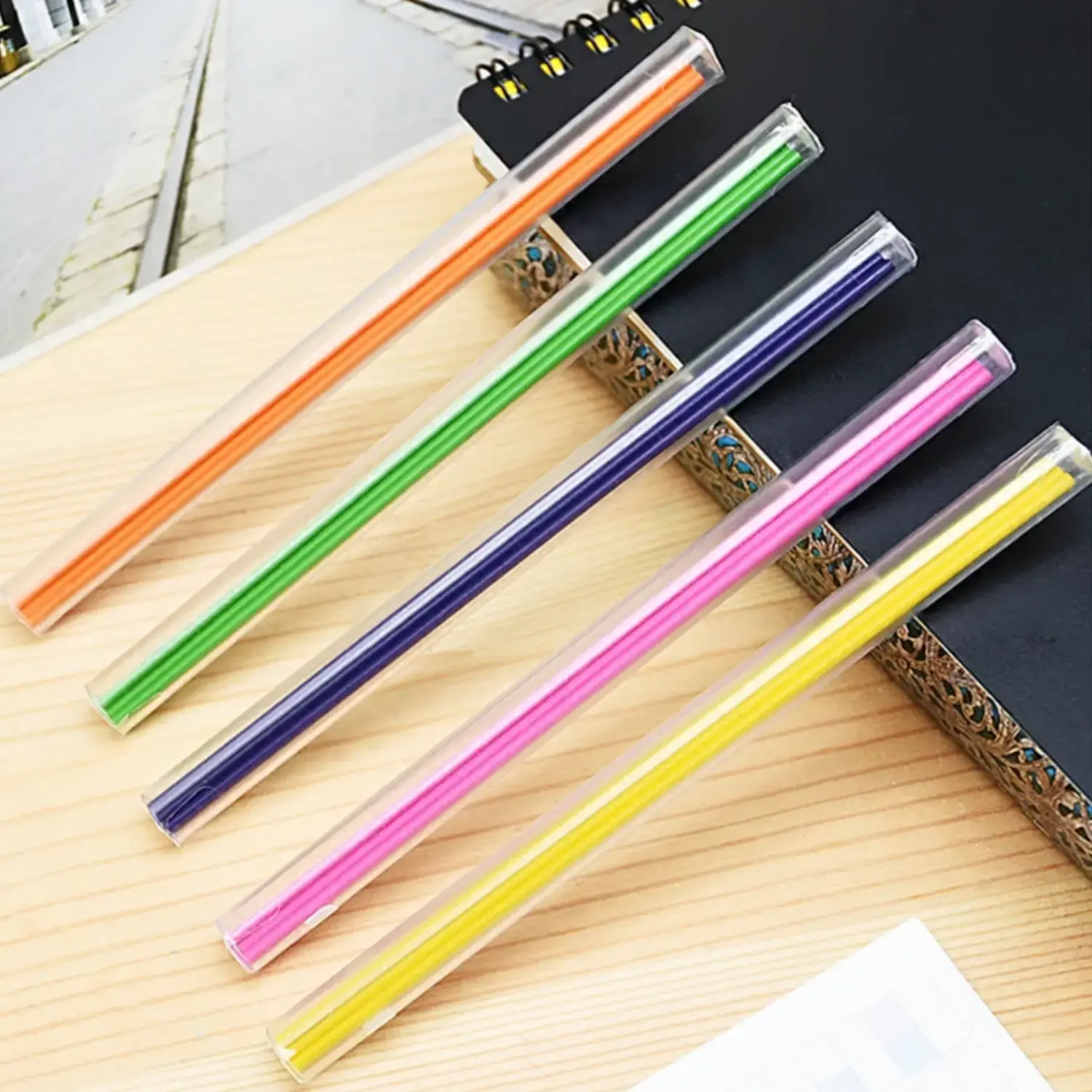 Kitaboshi Premium Mechanical Colored Pencil Lead Refills 3 ct. - Image 2