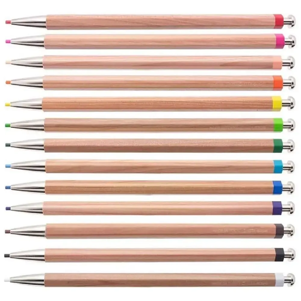 Kitaboshi Premium Mechanical Colored Pencils Set of 13 Colors - Image 4