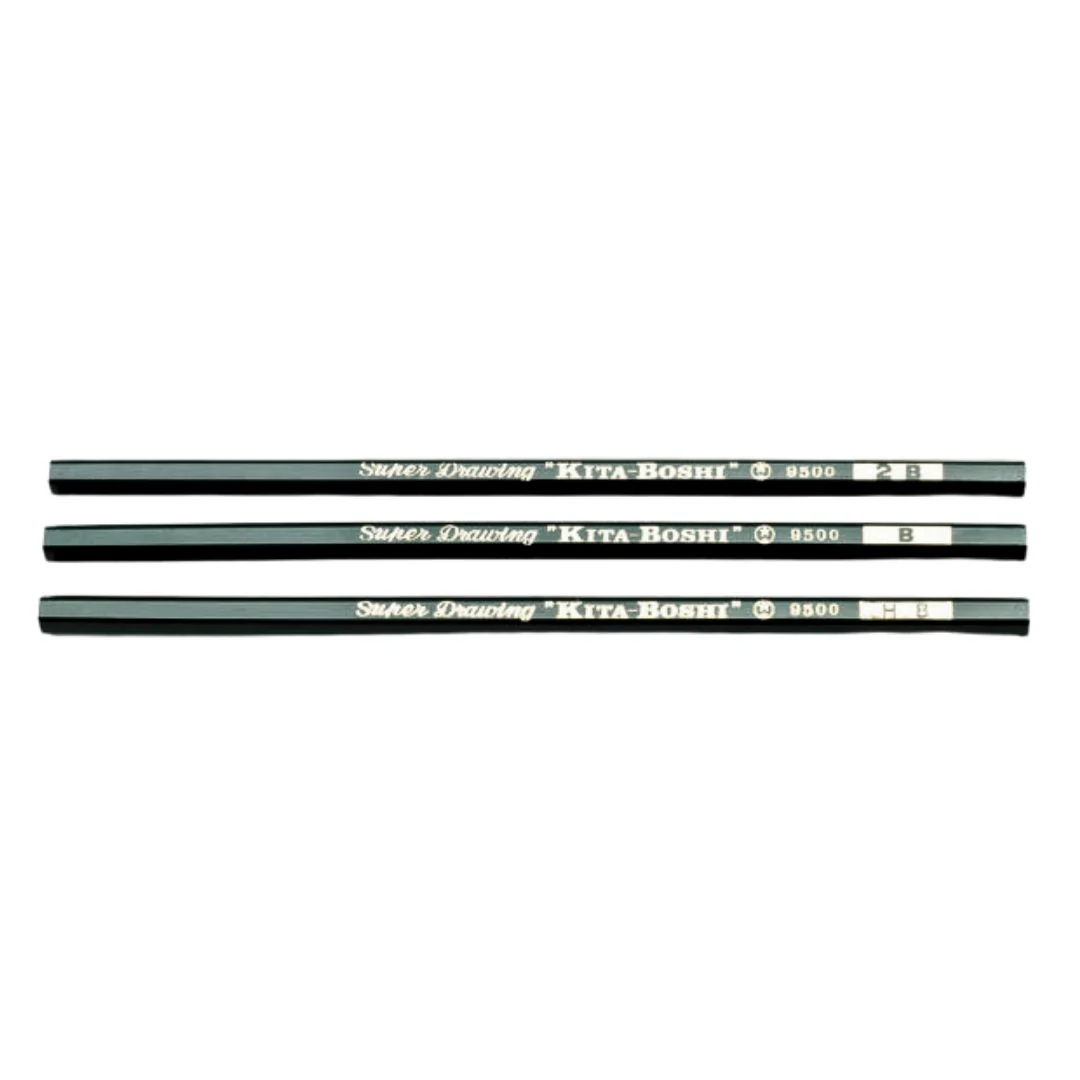 Kitaboshi Tokyo Pencil HB 9500 For Writing & Drawing 12 pieces - Image 5