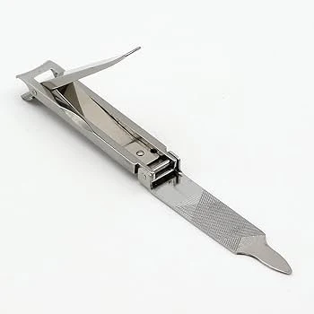 Kiya Compact Travel Nail Clippers Ultra Slim Fingernail Clipper & File - Image 5
