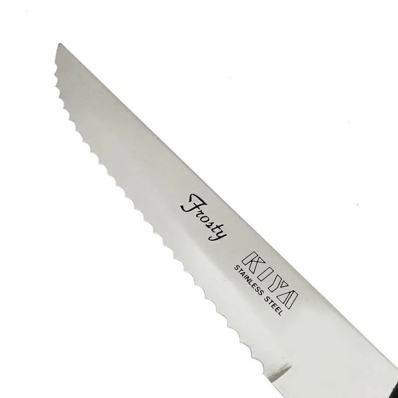 Kiya Frozen Food Knife Serrated Knife For Partially-Thawed Food 180mm - Image 2