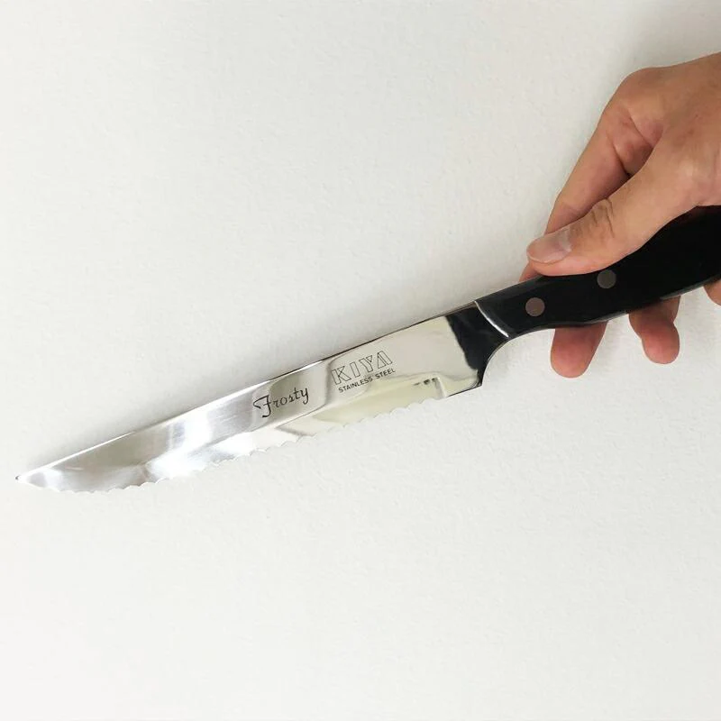 Kiya Frozen Food Knife Serrated Knife For Partially-Thawed Food 180mm - Image 5