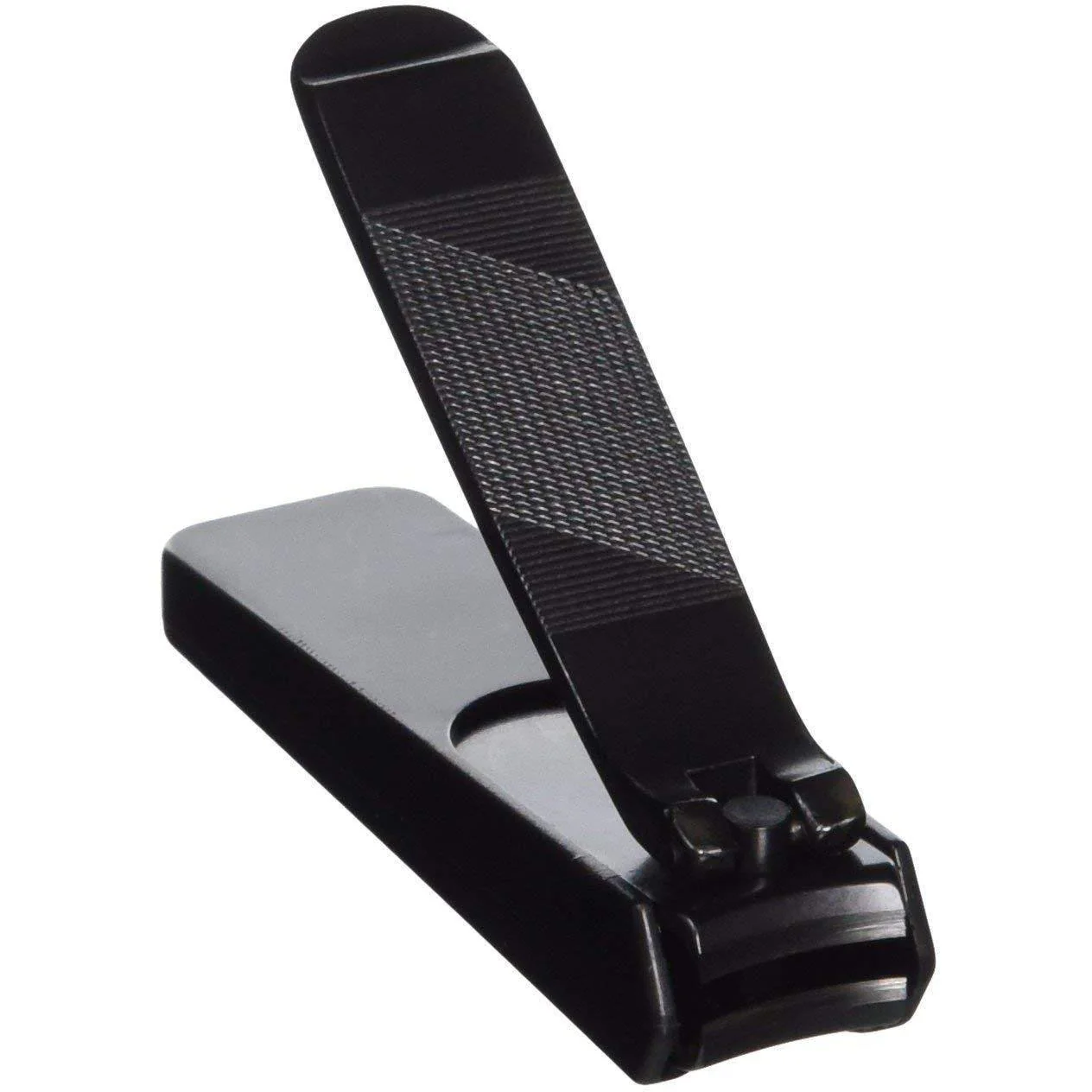 Kiya Nail Clipper Black Steel Classic Nail Cutter Medium