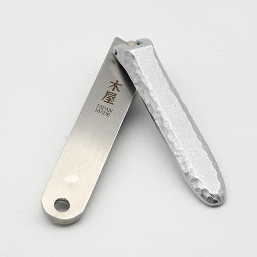 Kiya Premium Hammered Steel Nail Clipper 82mm - Image 4