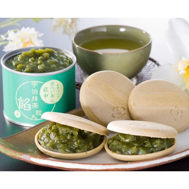Kiyosen Monaka Wafer Uji Matcha Azuki Paste Wagashi Making Set - Image 3