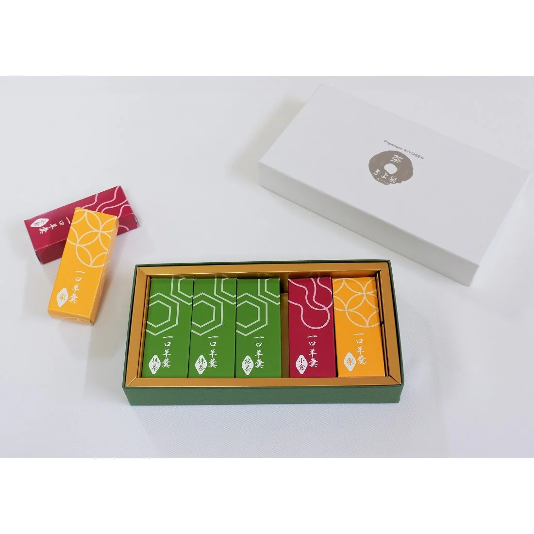 Kiyosen Yokan Traditional Jelly Candy Assorted Flavors 5 Pieces - Image 3