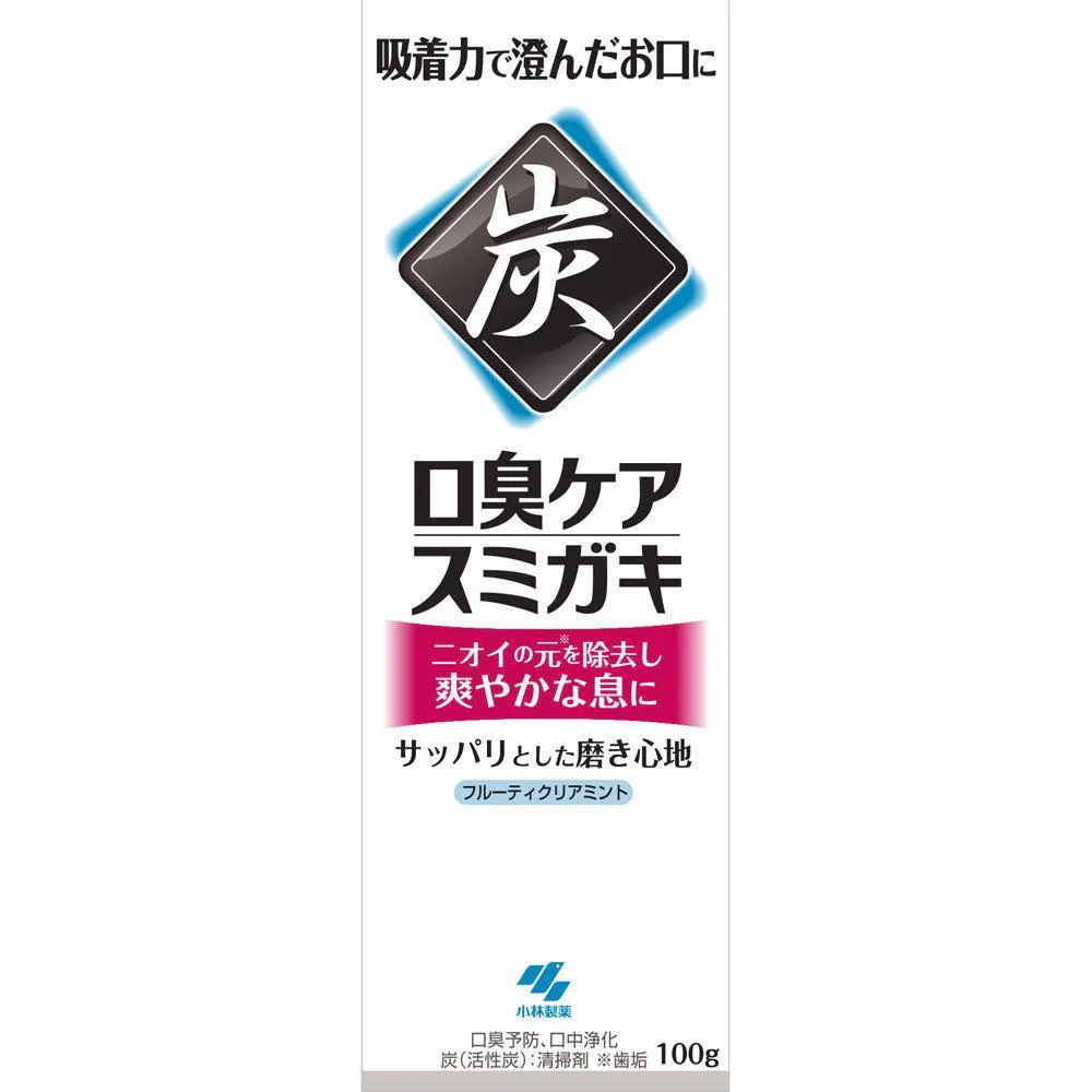 Kobayashi Sumigaki Charclean Japanese Charcoal Toothpaste 100g - Image 4