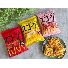 Koikeya Scorn BBQ Barbecue Corn Puffs Snack 73g (Pack of 3 Bags) - Image 3