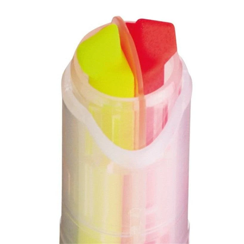 Kokuyo Beetle Tip Dual Color Highlighter Set 3 Pens (6 Soft Colors) - Image 3