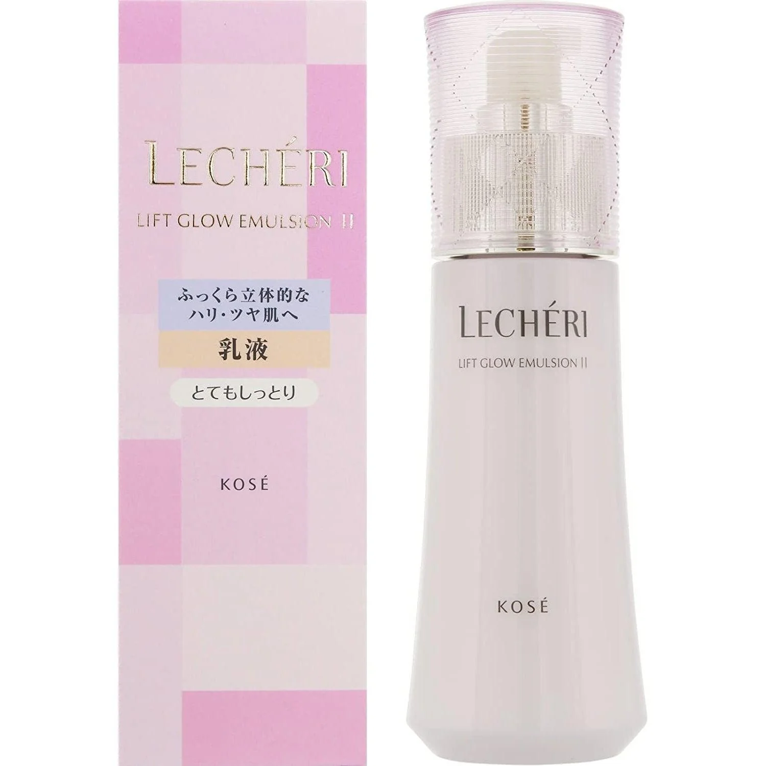 Kosé Lecheri Lift Glow Emulsion Skin Glowing Face Milk 120ml - Image 2