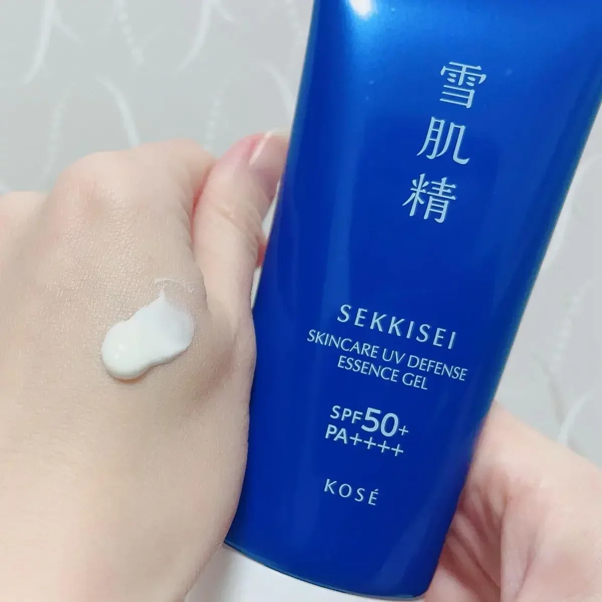Sekkisei Skincare Non Sticky Skin Brightening UV Gel Sunscreen Gel SPF+ PA++++ 90g - Image 5
