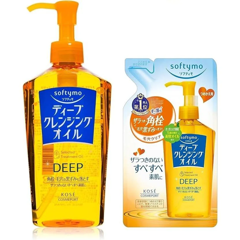 Softymo Deep Cleansing Oil Makeup Remover Refill 210ml - Image 5