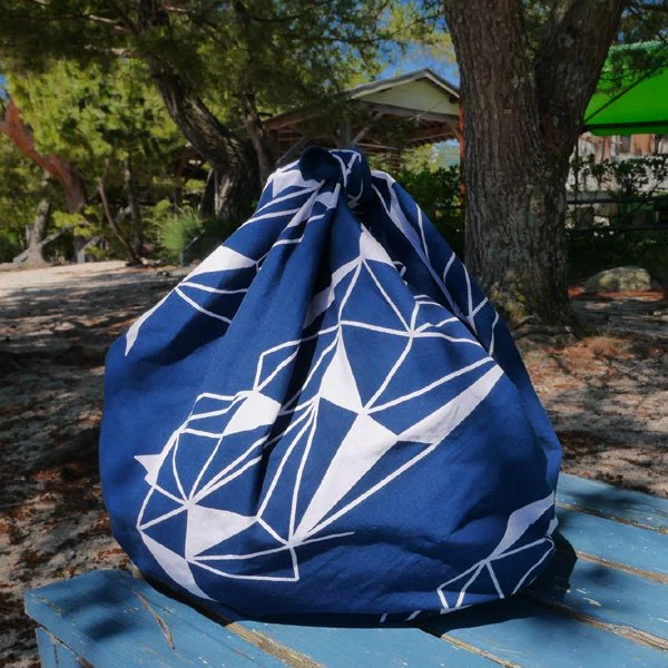 Kotonowa Furoshiki Origami Large Waterproof Cotton Wrapping Cloth - Image 6