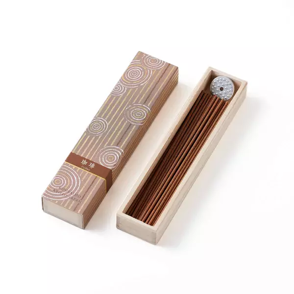 Kousaido Freshly Roasted Coffee Unique Scent Incense Sticks 40 Sticks - Image 4