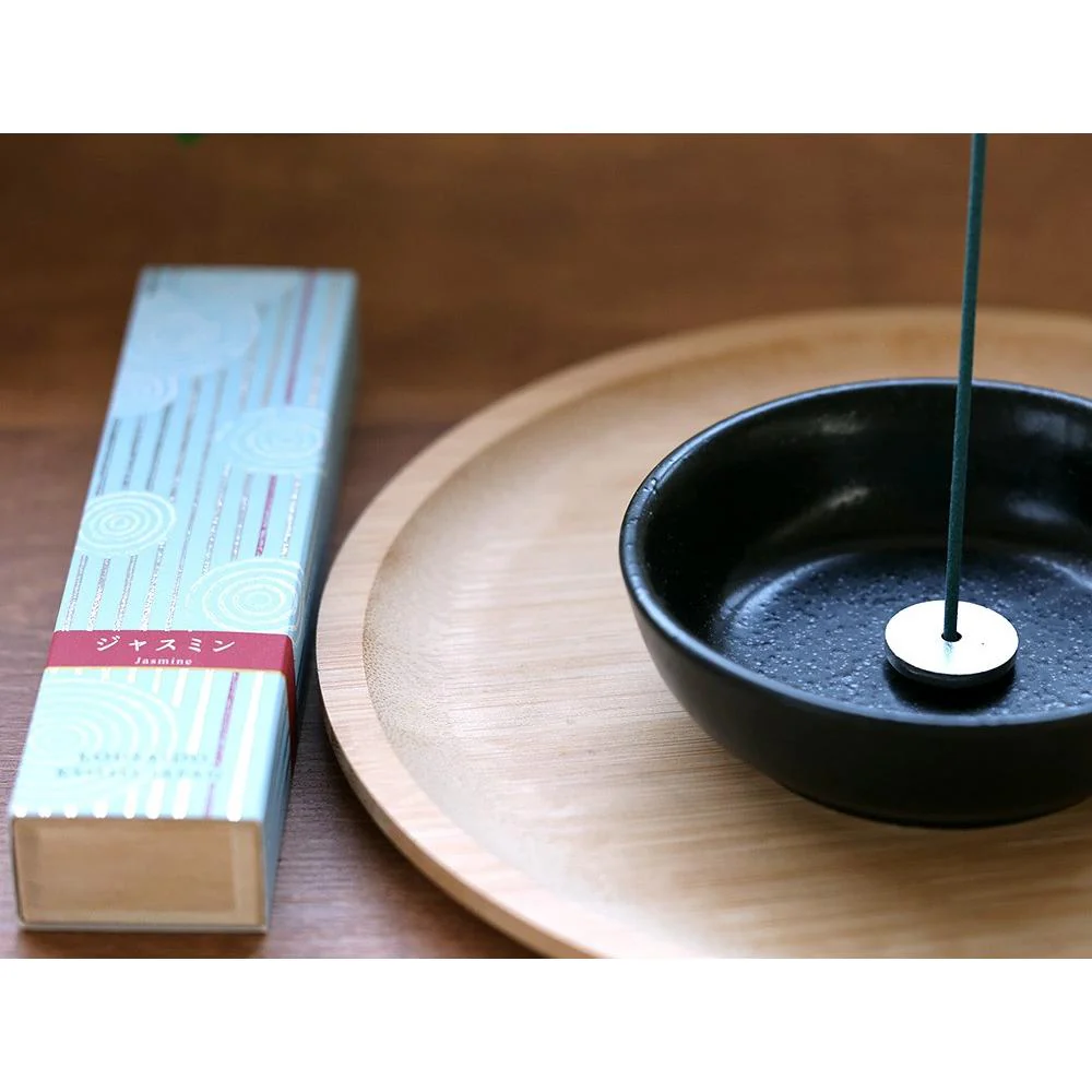 Kousaido Jasmine Incense Sticks & Holder In Wooden Box 40 ct. - Image 2