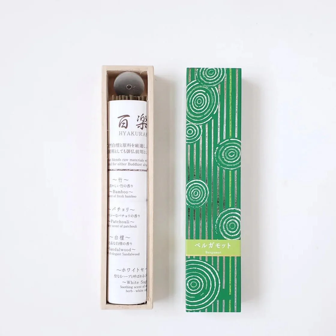 Kousaido Natural Bergamot Incense Sticks Refreshing Scent 40 Sticks - Image 2