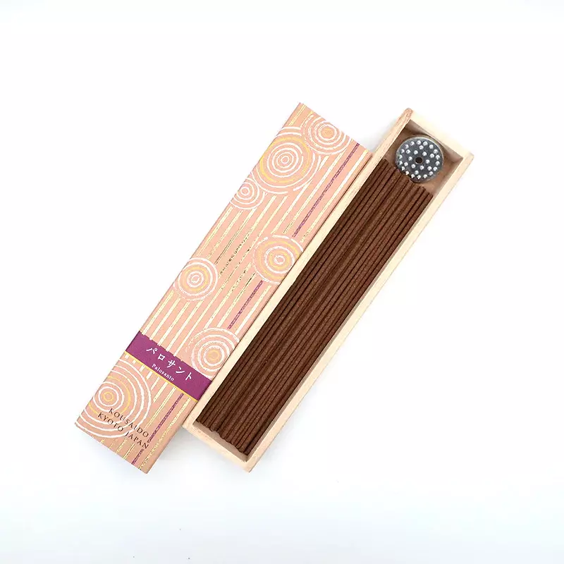 Kousaido Palo Santo Long Incense Sticks In Wooden Box 40 ct. - Image 3
