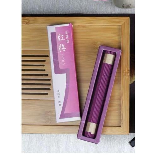 Kousaido Red Plum Fragrant Floral Japanese Incense Sticks 20g - Image 3