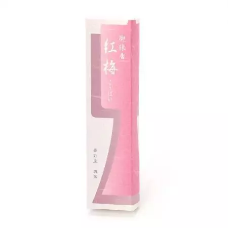 Kousaido Red Plum Fragrant Floral Japanese Incense Sticks 20g - Image 4