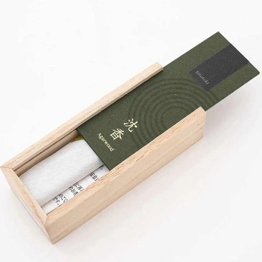 Kousaido Hitotoki Premium Incense Agarwood Scent 15 Sticks - Image 2