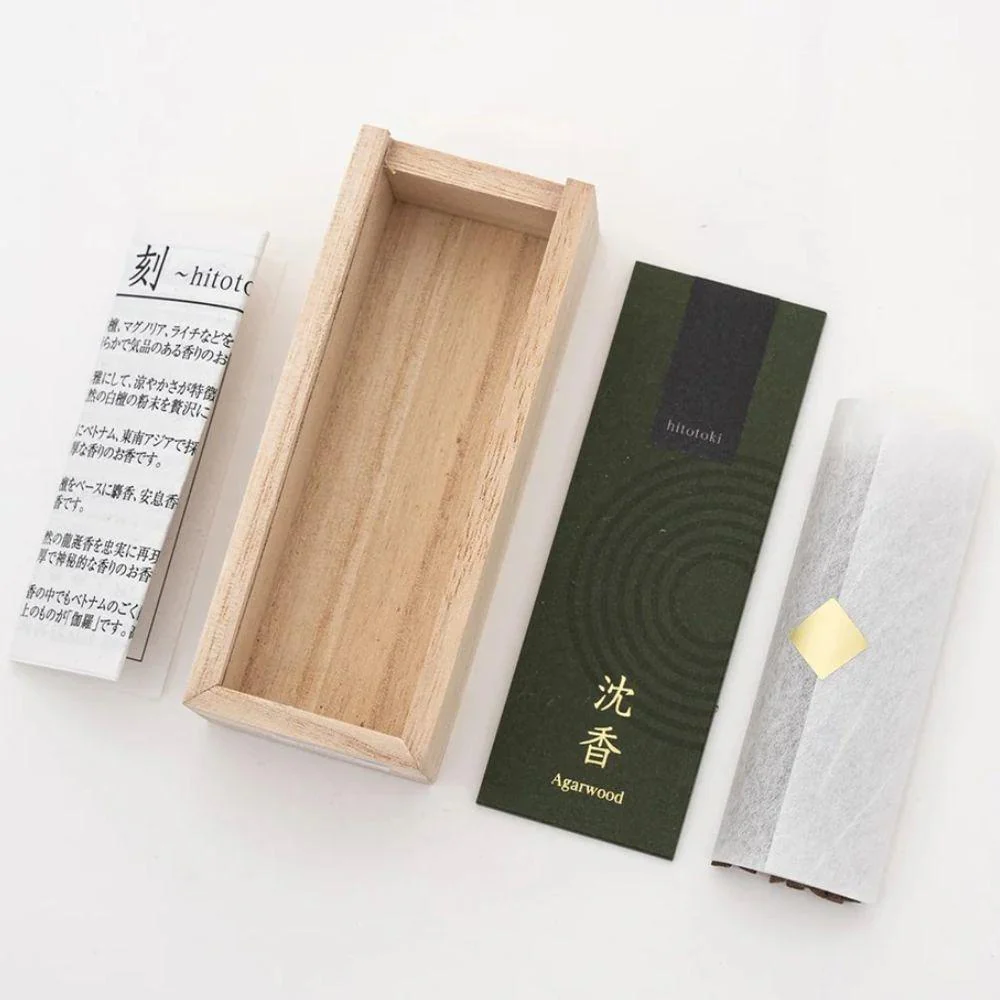Kousaido Hitotoki Premium Incense Agarwood Scent 15 Sticks - Image 3