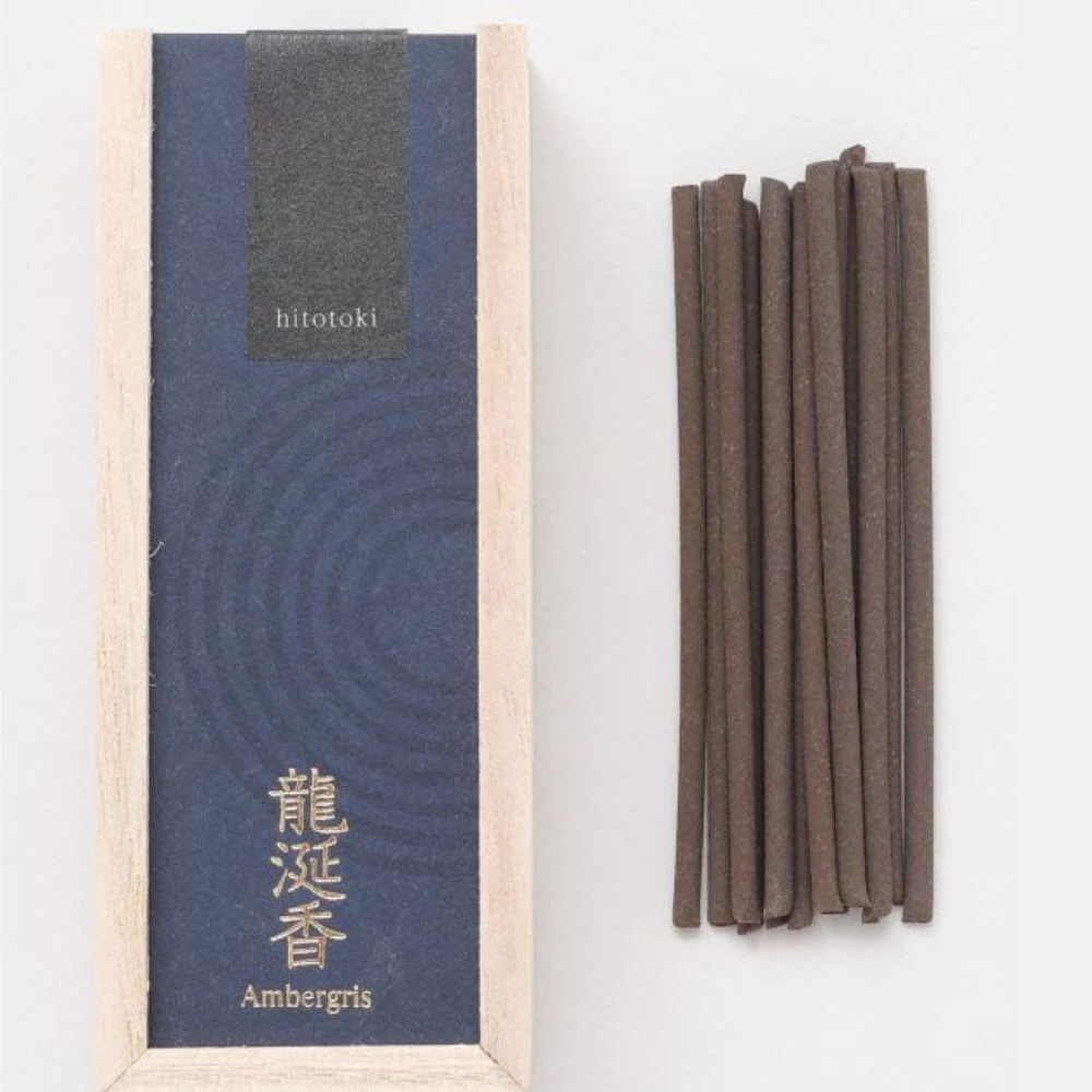 Kousaido Hitotoki Premium Incense Ambergris Scent 15 Sticks - Image 2
