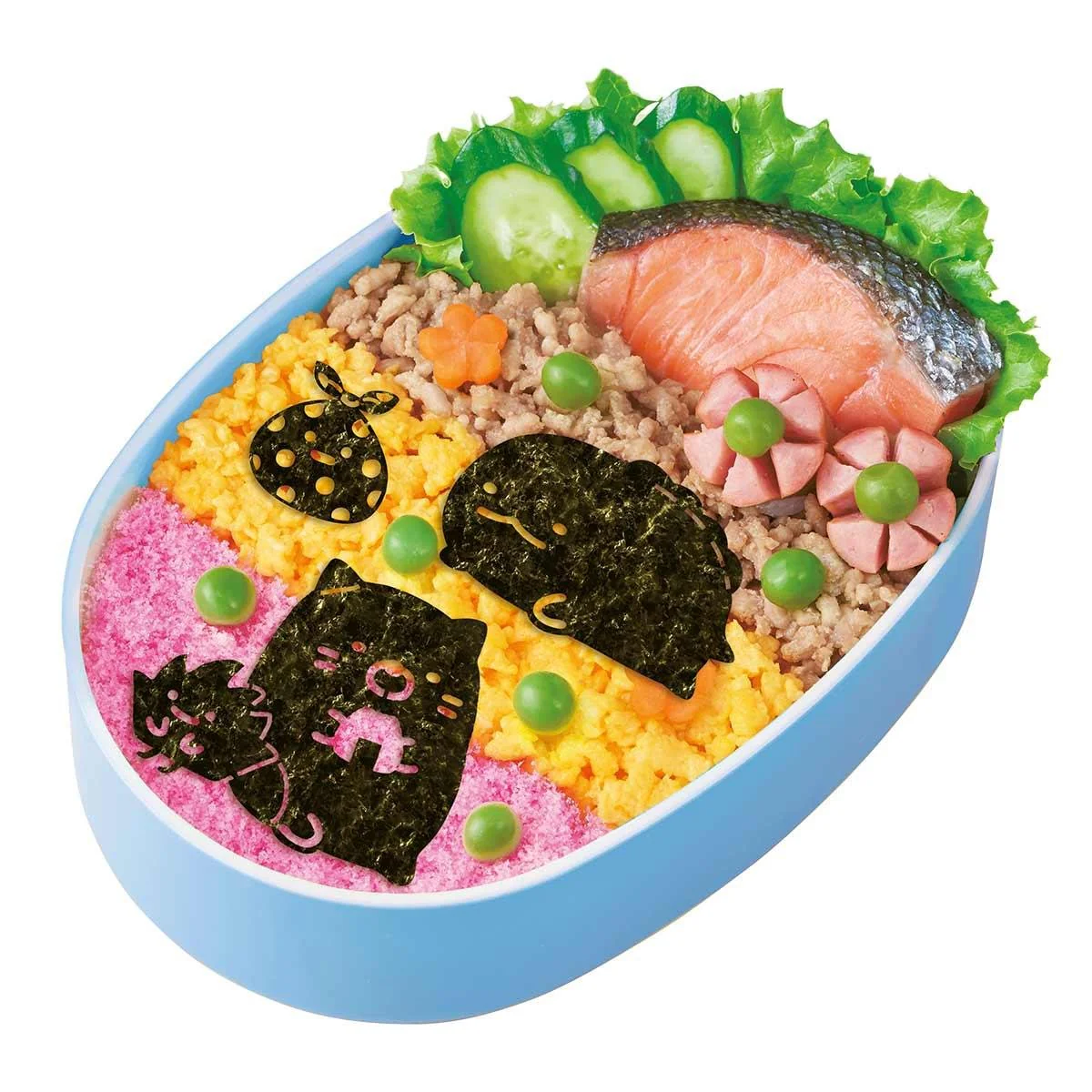 Kozen Nori Art Pre-Cut Nori Seaweed Shapes Sumikko Gurashi 13 Pieces - Image 2
