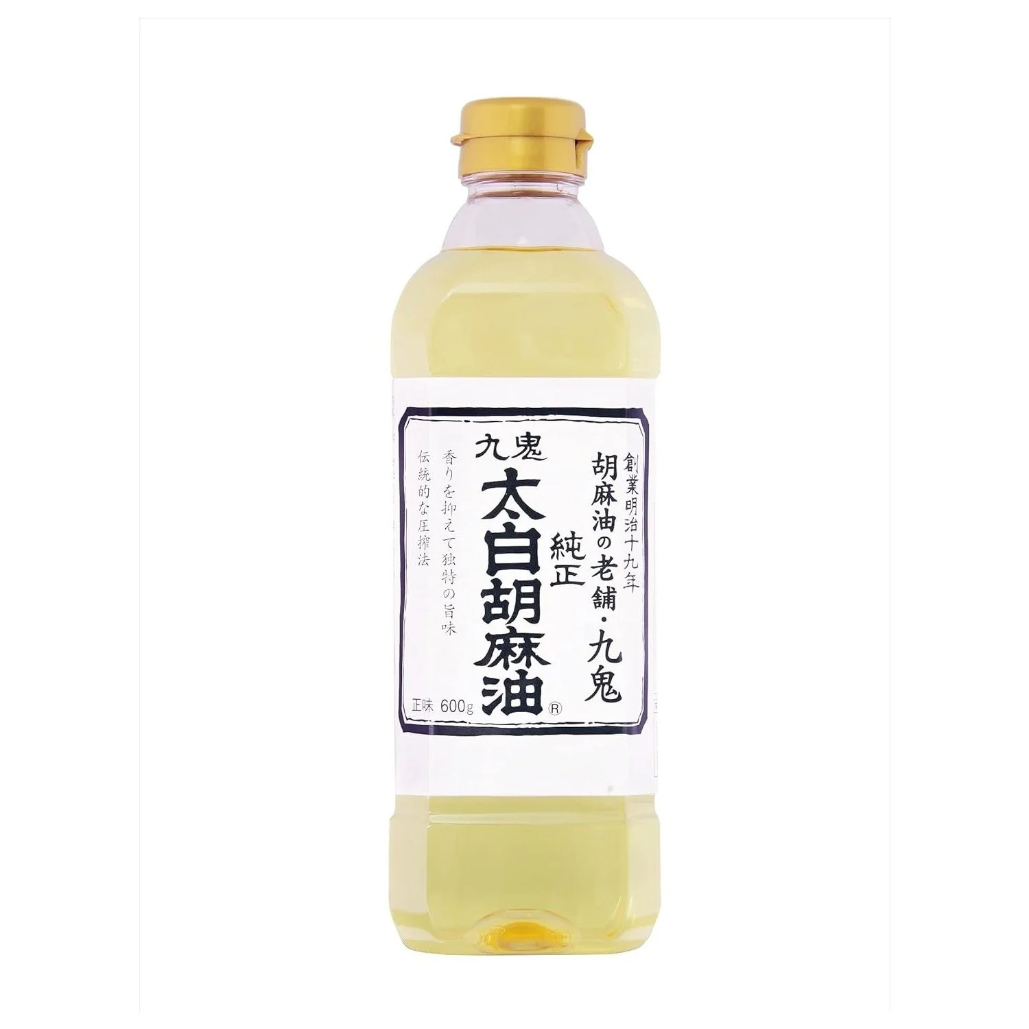 Kuki Versatile Untoasted Sesame Oil All-Purpose Cooking Oil 600ml